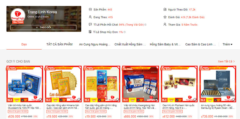 shop bán thực phẩm chức năng uy tín trên shopee 19